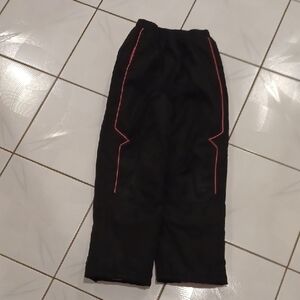 4/$60 Black Snowpants With Pink Accents - Fits Size Medium (Girl)